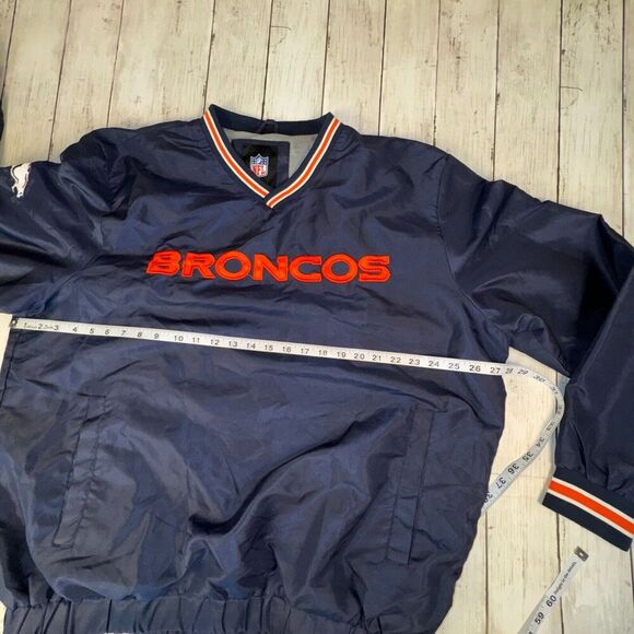 Denver Broncos NFL G-III Apparel Pullover Windbreaker Adult XL Pockets V-Neck - Picture 7 of 8